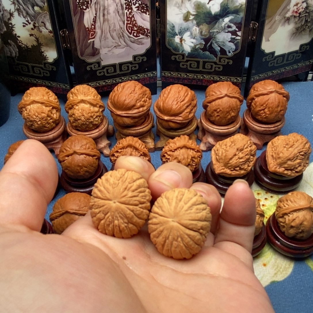 把件文玩核桃猴头