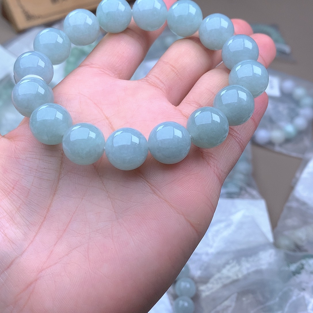 未镶嵌手串定制翡翠