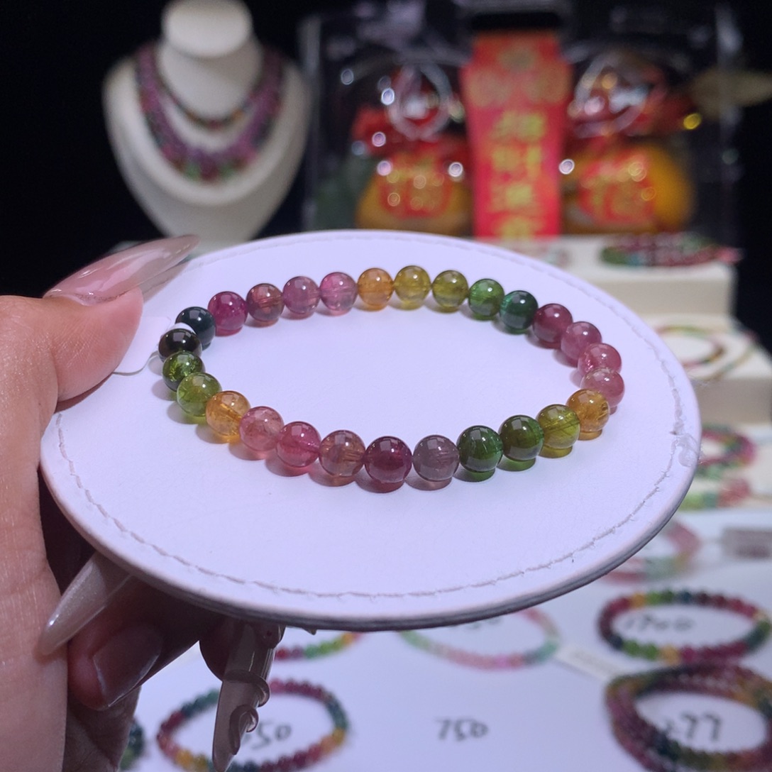 碧玺手链未镶嵌碧玺