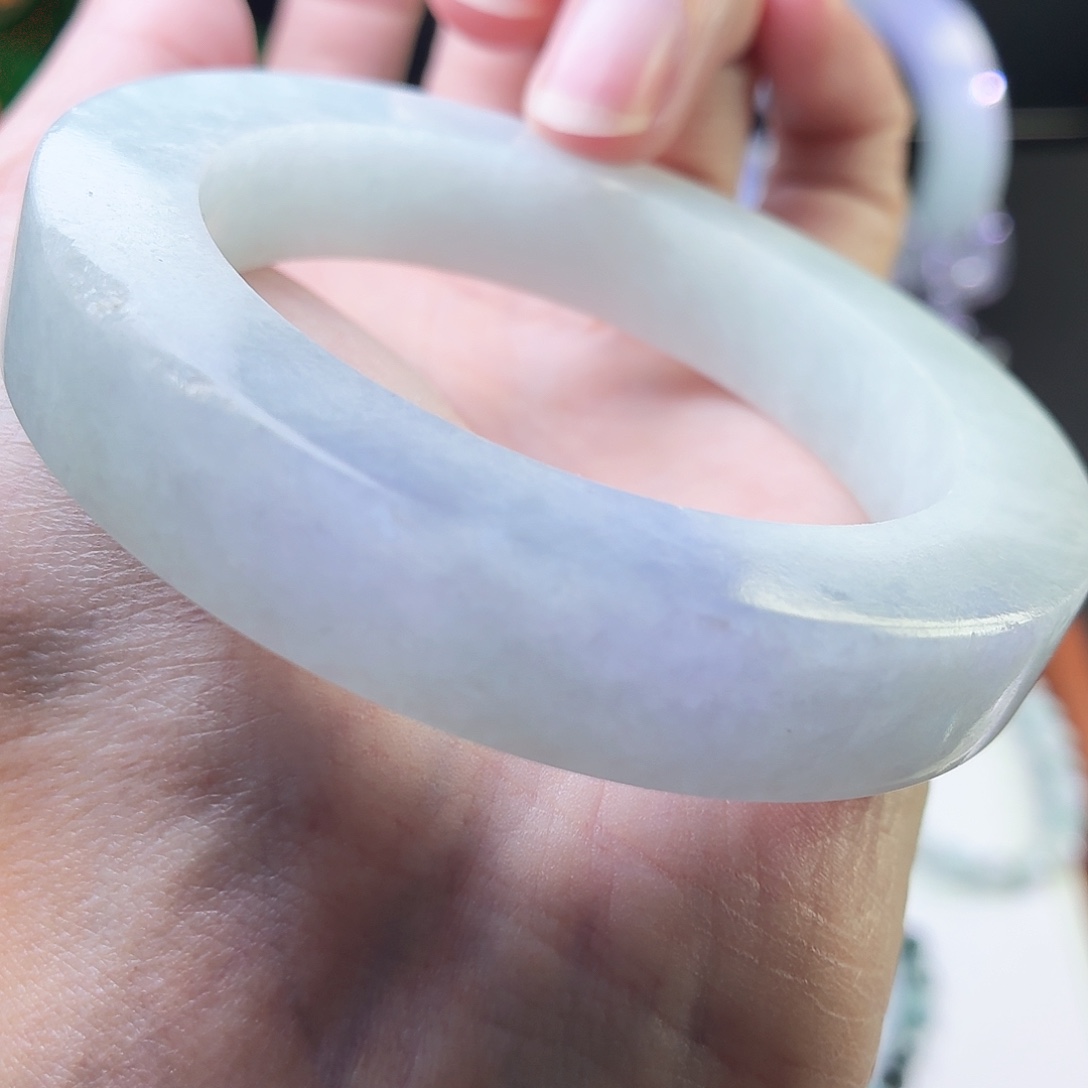 定制翡翠未镶嵌推荐冰紫