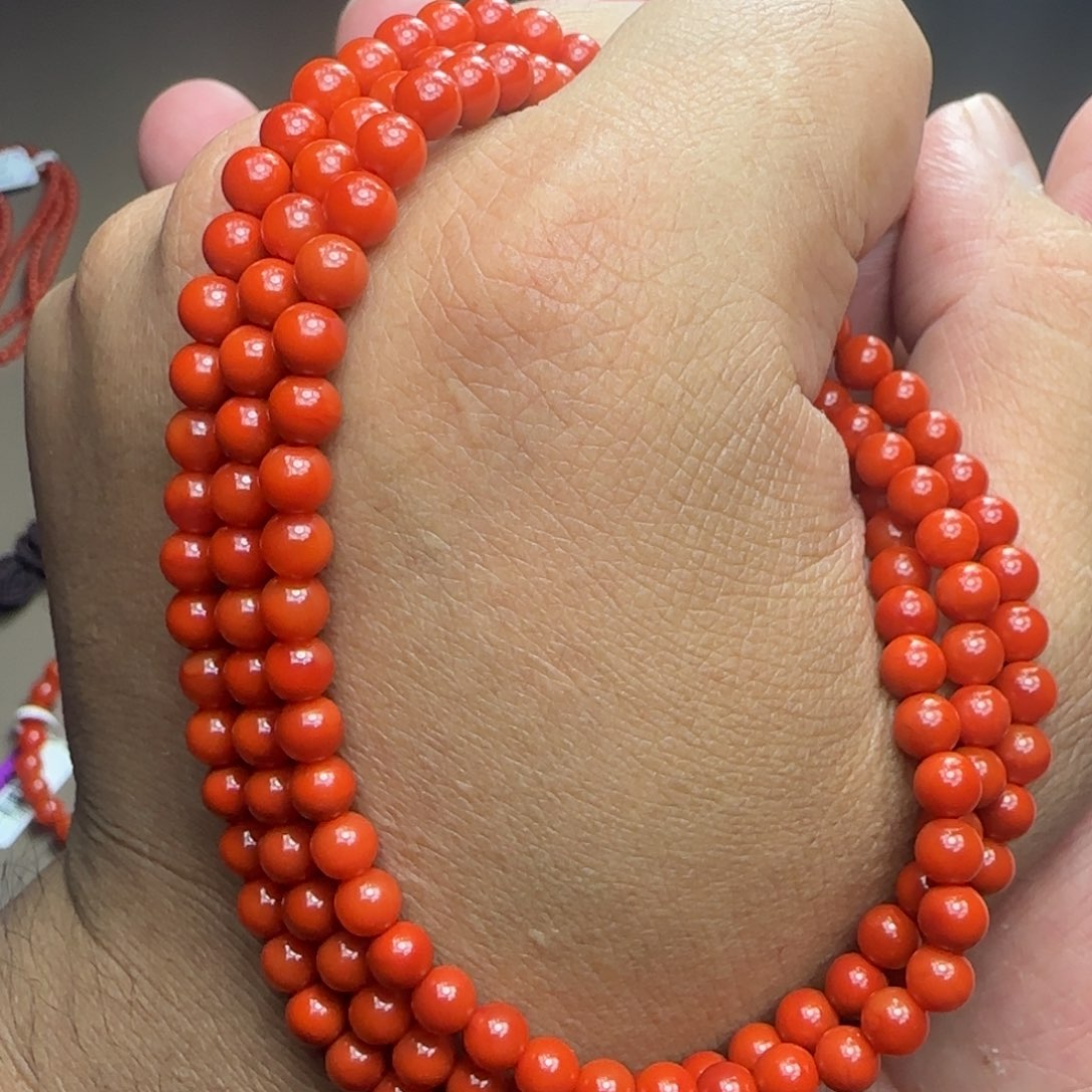 南红玛瑙颈饰未镶嵌