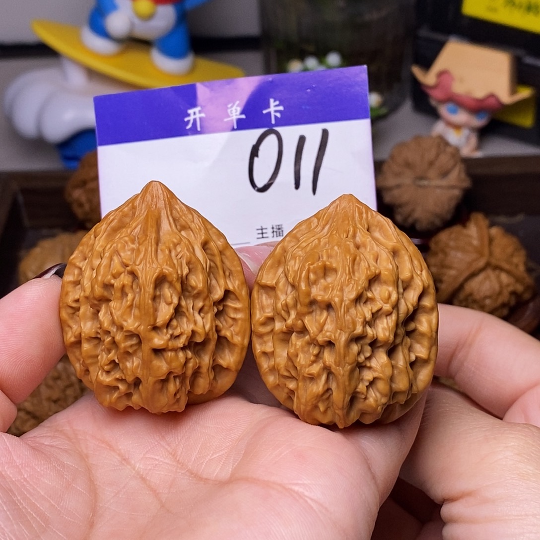 吊坠桃核文玩核桃老树鸡心38全品n