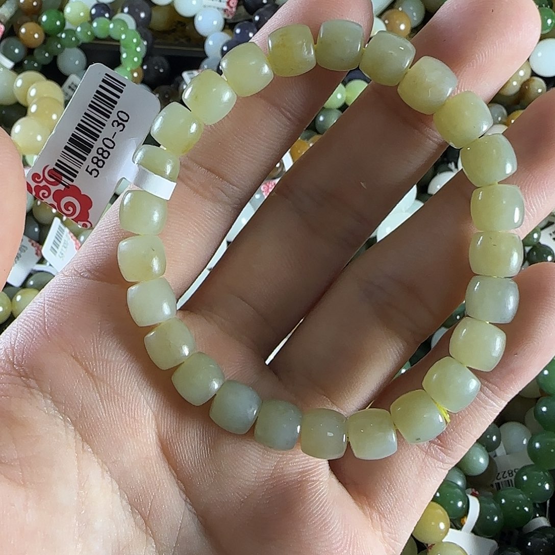 和田玉手链未镶嵌119