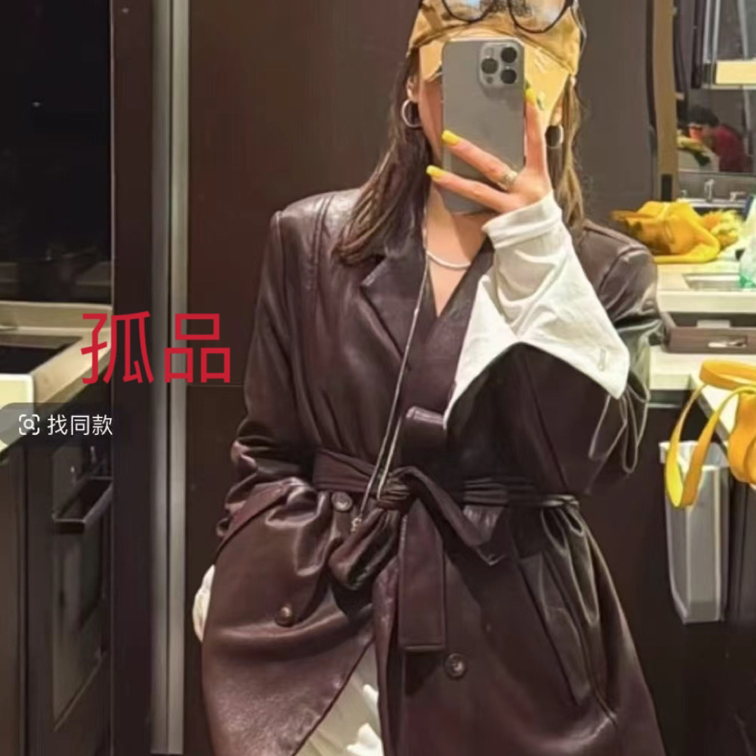 早秋新款宽松型短款休闲皮衣轻奢外套秋季常规款【直播间专属链接】