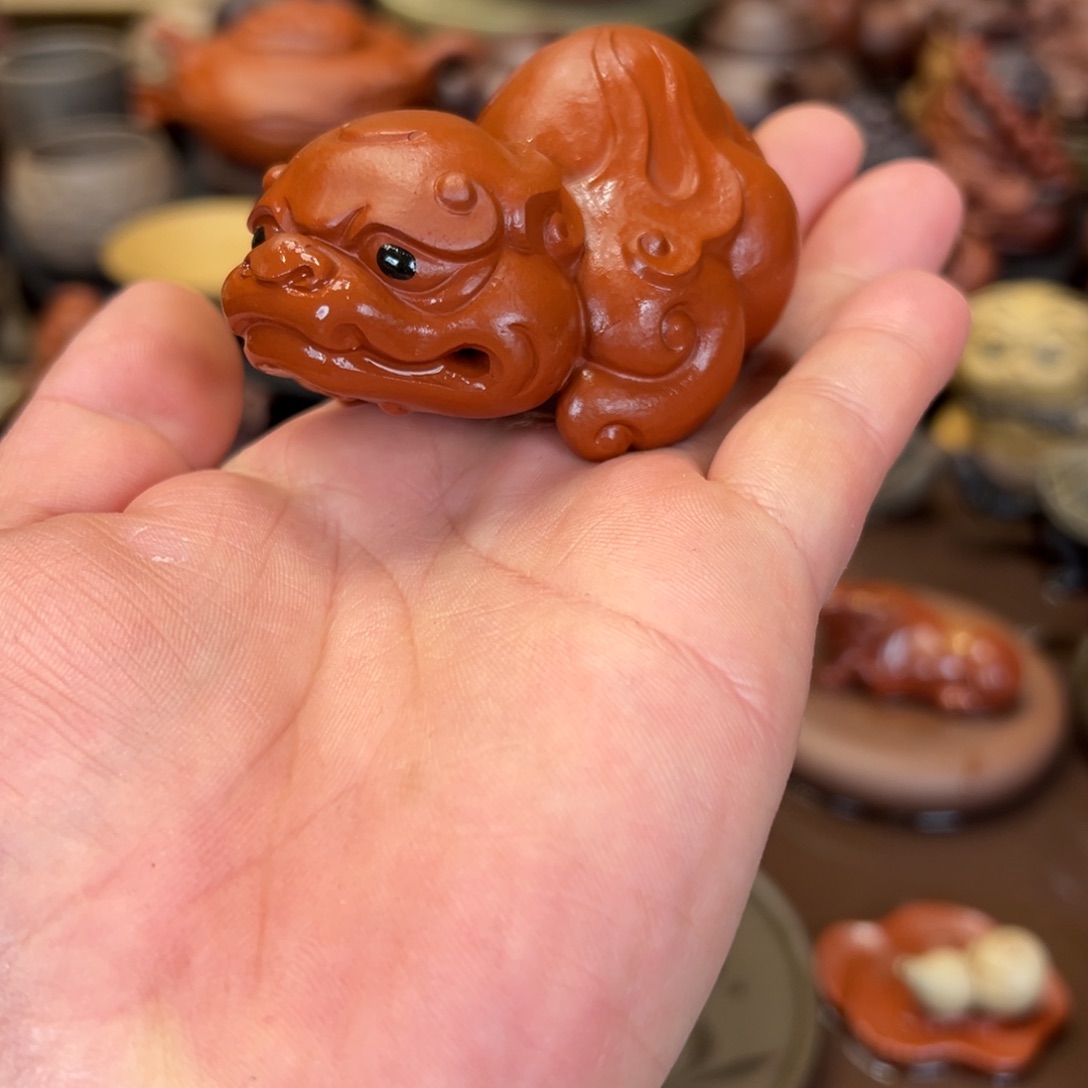 茶宠紫砂紫砂金蟾