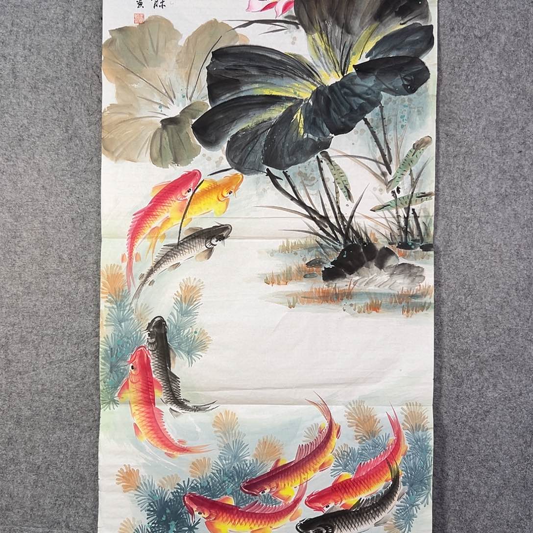 国画870 花鸟在此鸣叫时的鸣叫和