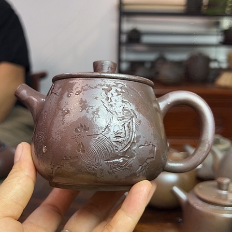 戬谷龙窑柴烧茶壶61