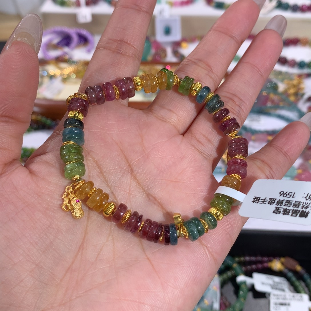 s***g手串手链碧玺未镶嵌