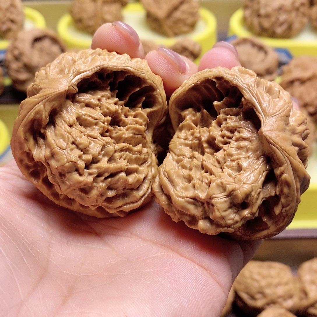 文玩核桃吊坠一**安太极蛇