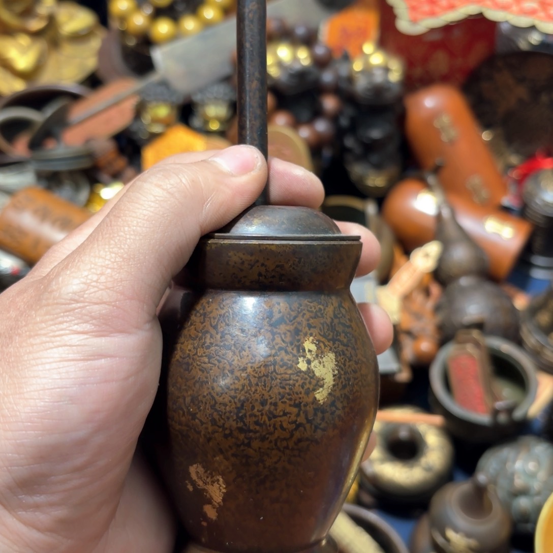 铜器摆件收收藏藏