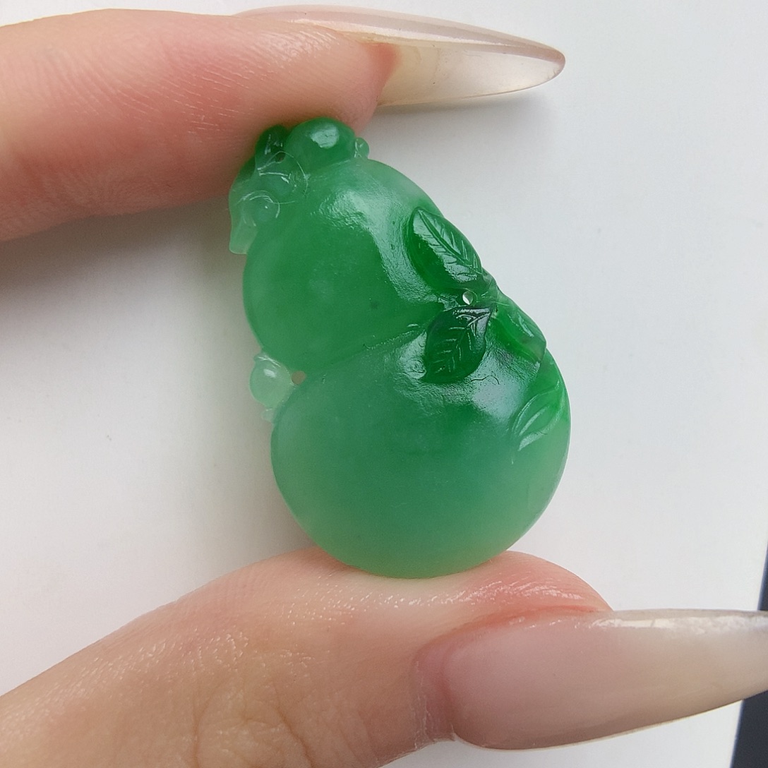 定制翡翠未镶嵌葫芦