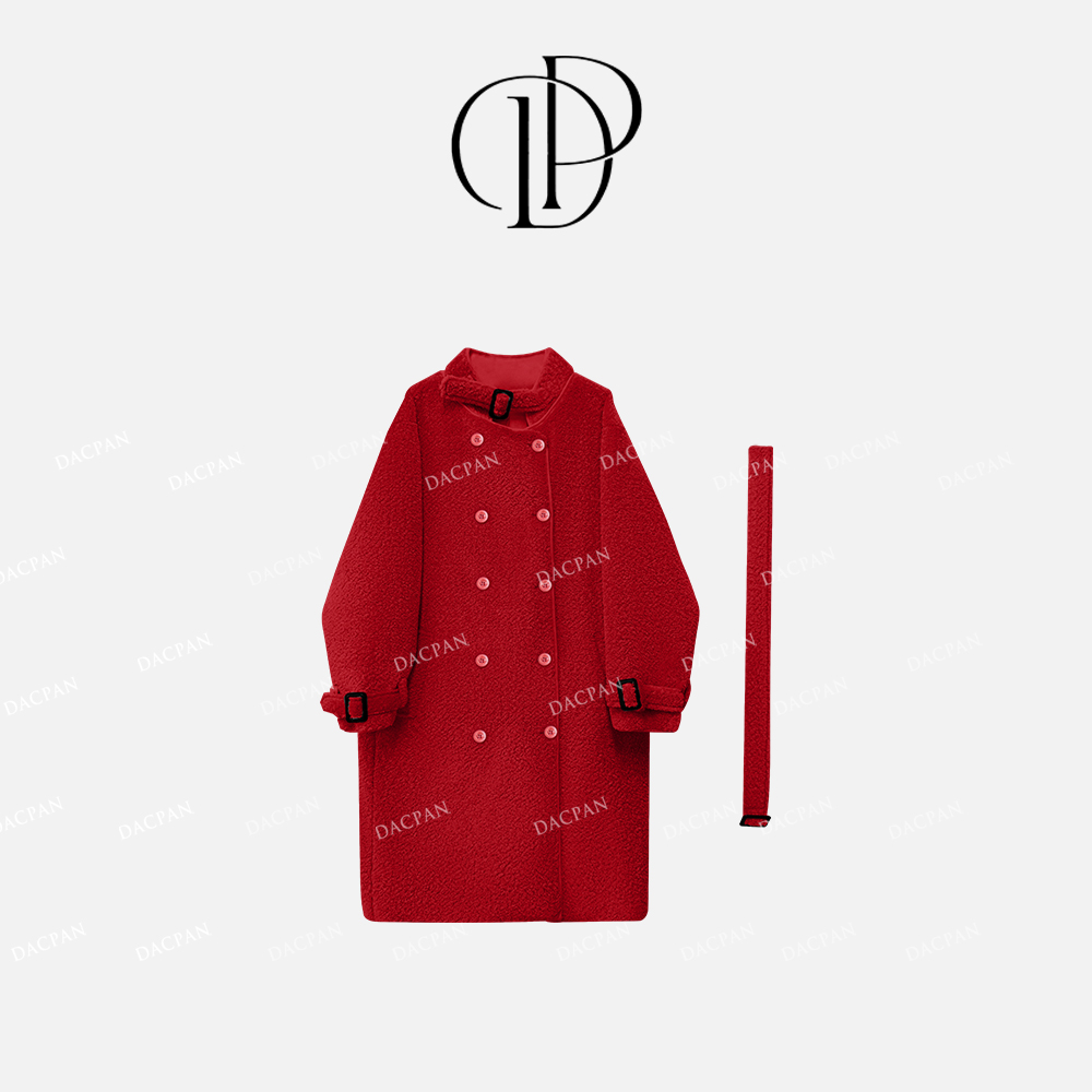 DACPAN-“继承者”双排扣立领长款外套 2024/盼•PP 730