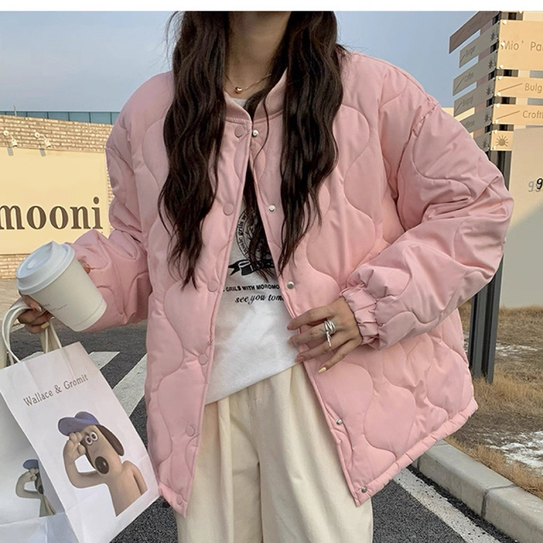 300斤大码女装冬季新款菱形格棉衣外套玛卡龙宽松棒球服棉袄上衣