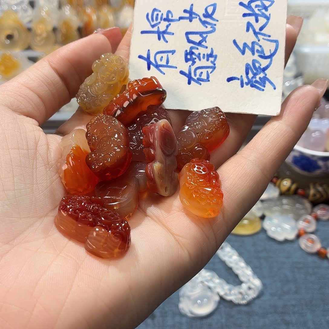 玛瑙/玉髓未镶嵌吊坠(不含链)