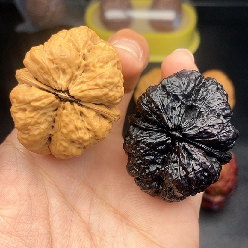【闪购商品】把件文玩核桃42尺蝴蝶蟾