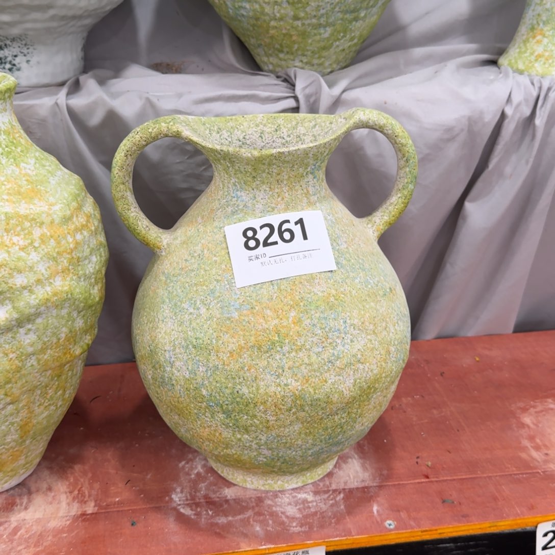 末***陈陶摆件景德镇高温花瓶编码8261高34口8默认无孔