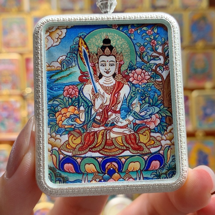 吊坠般若唐卡非遗传承