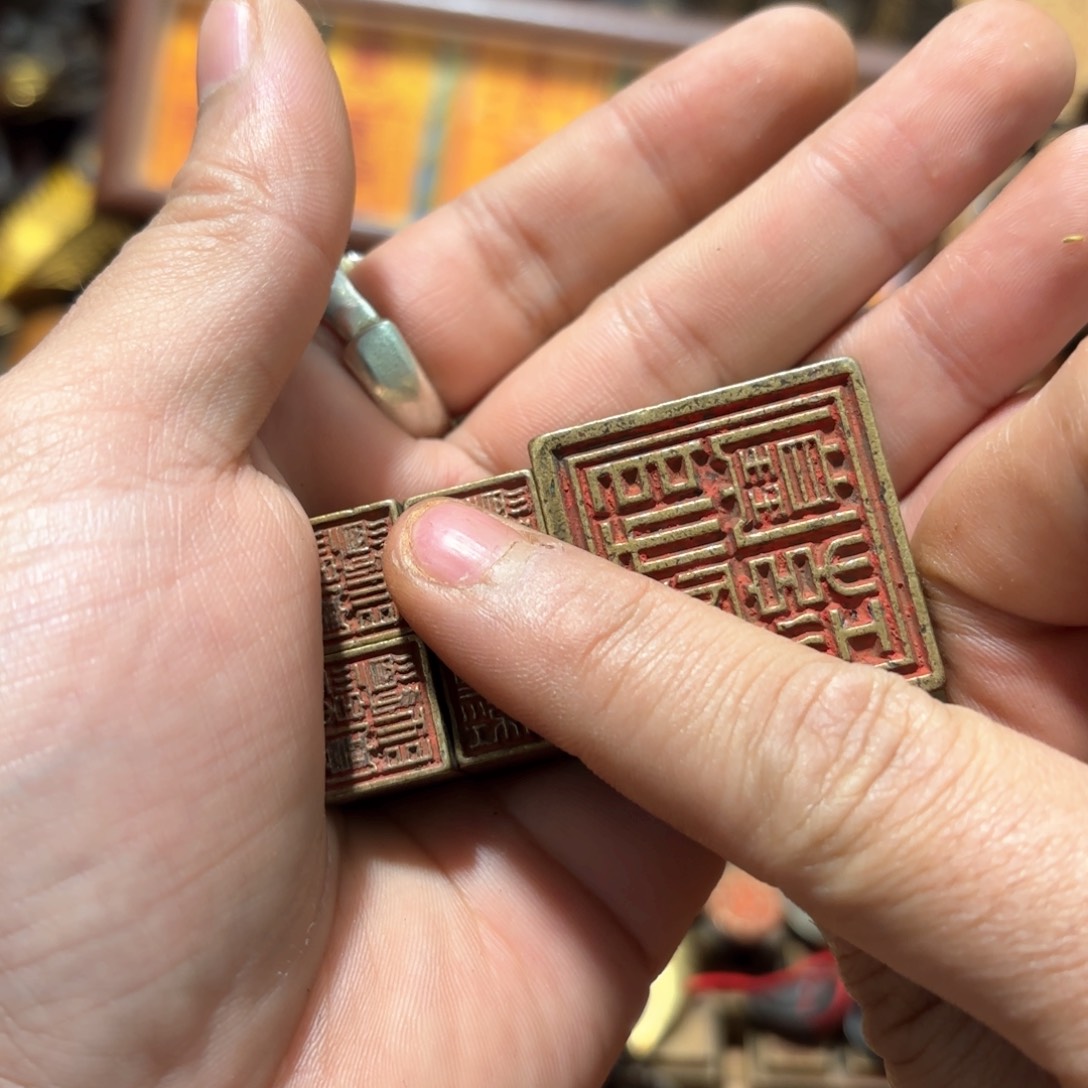 珍华铜器文玩摆件