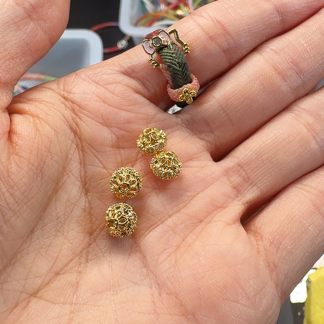 36号金色楼空球4个装