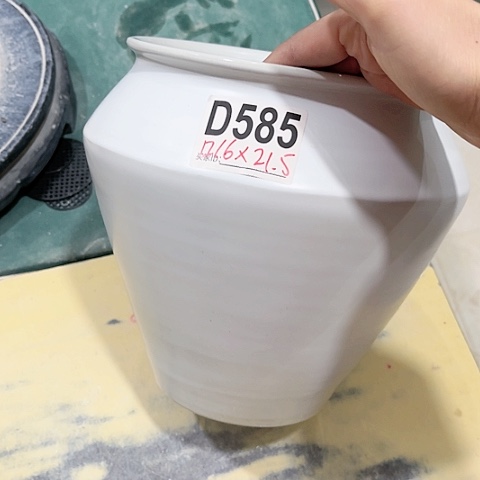 红陶景德镇手工艺品花盆