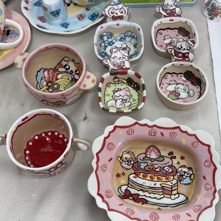 泡泡咩老师景德镇手作