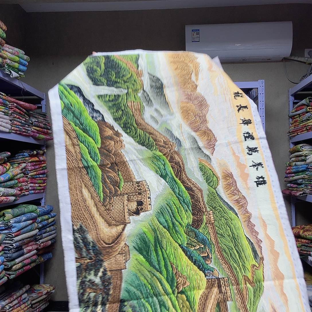 棉长城十字绣两米四