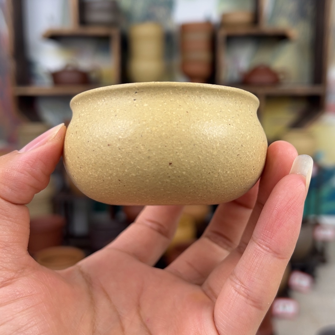 紫砂茶杯拙器甄选，纯原本矿。