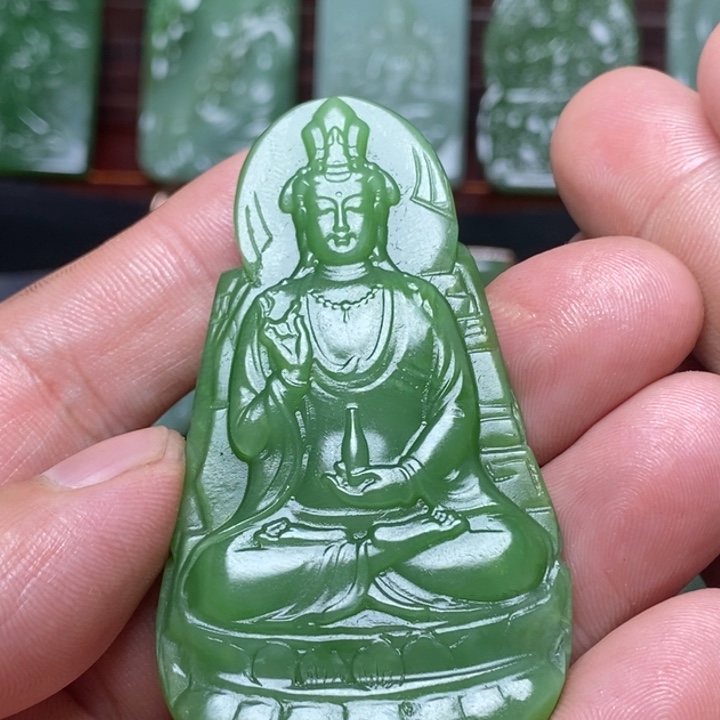 和田玉（碧玉）未镶嵌挂件