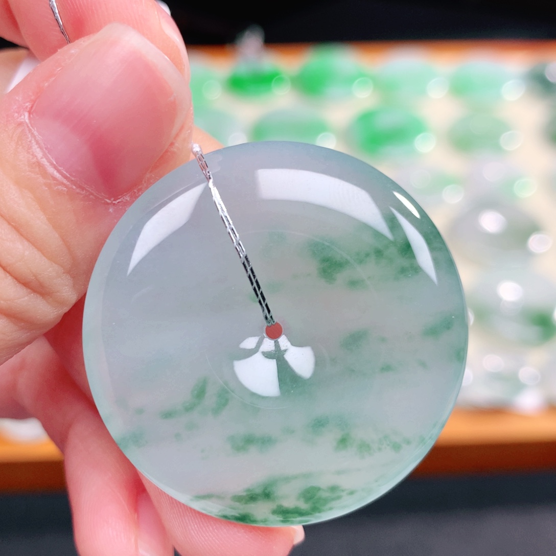 翡翠未镶嵌颈饰35.5-6.1