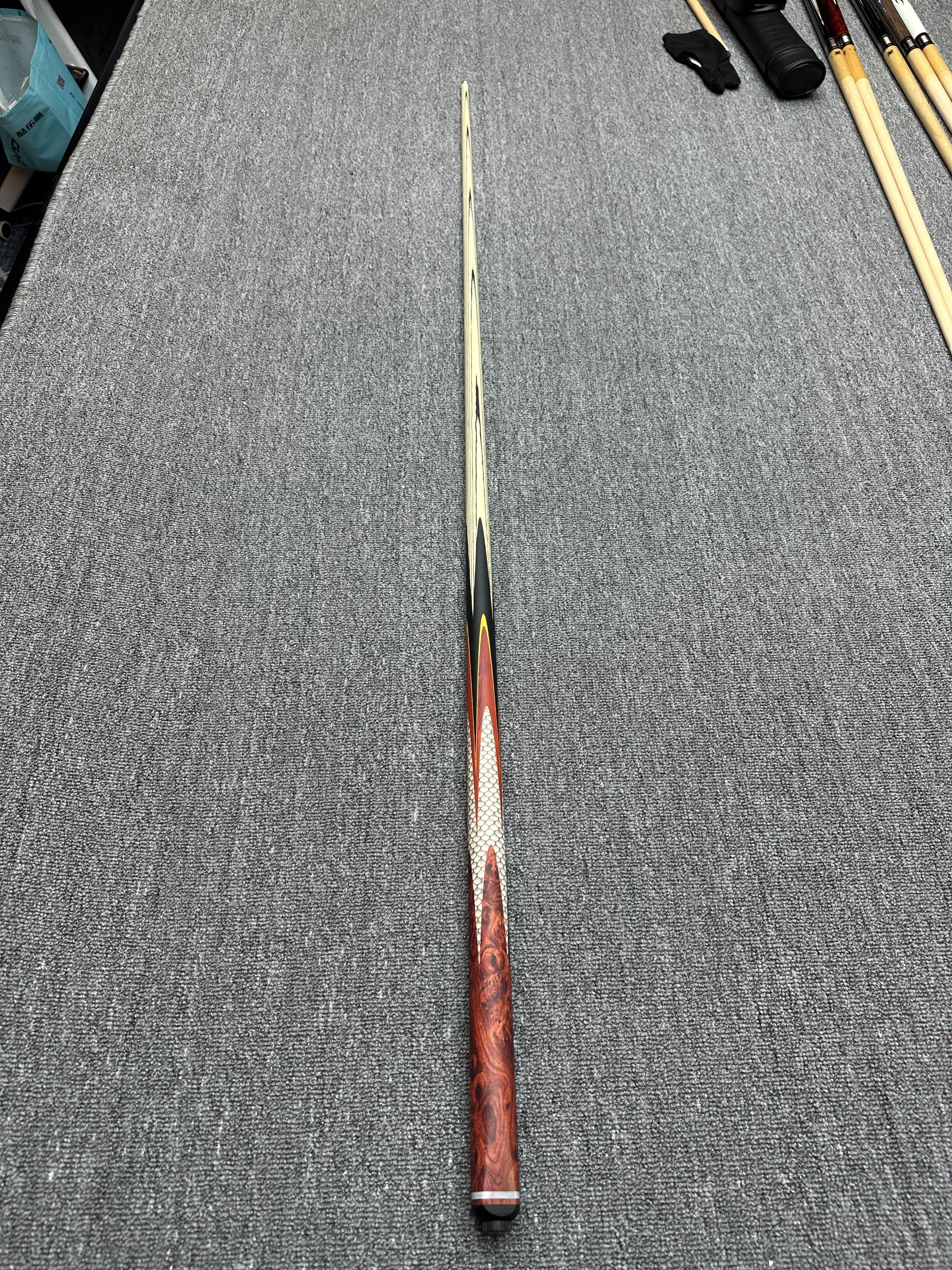 【白龙】手工小头斯诺克台球杆中式黑八球杆打感通透