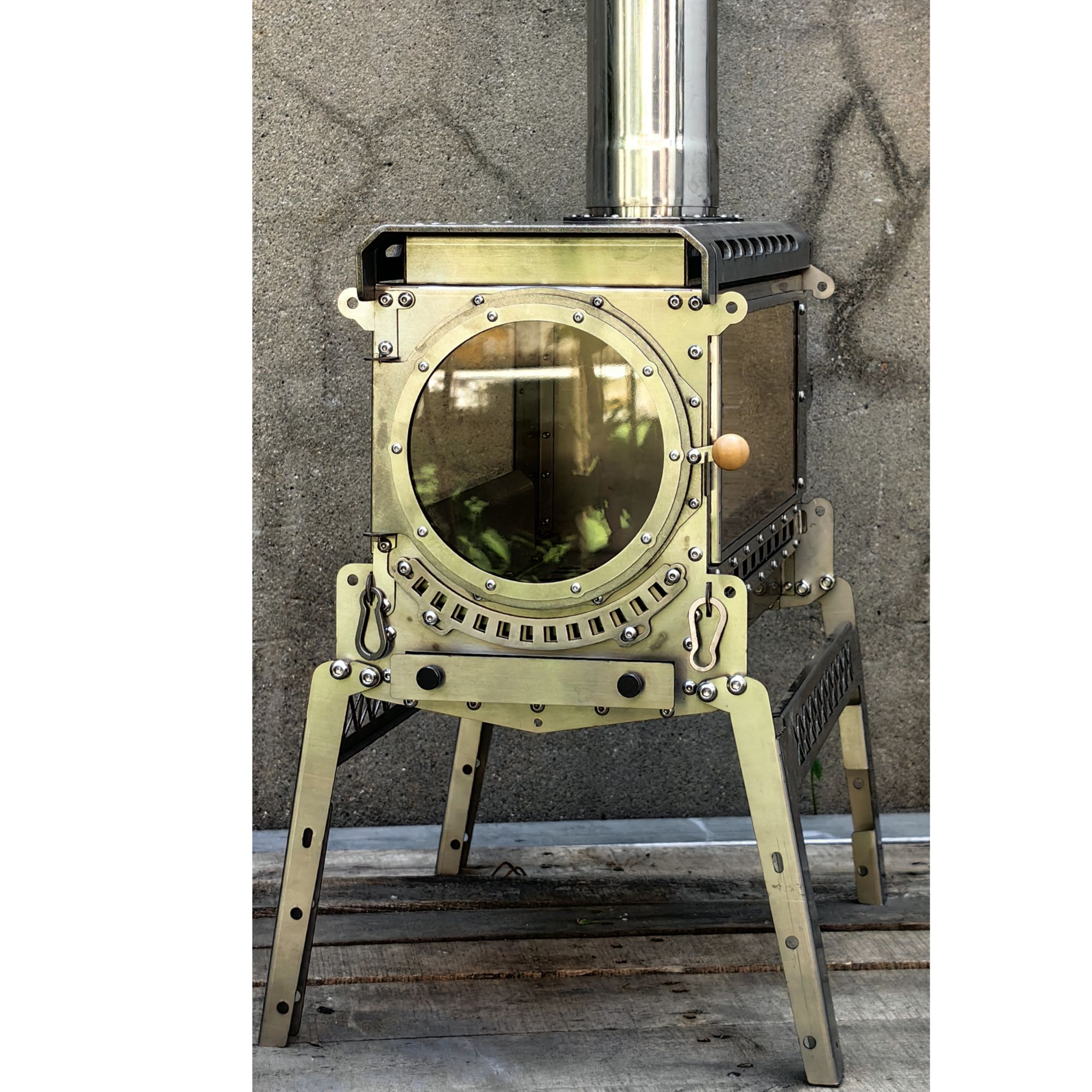 大9号上尉柴火炉无打磨