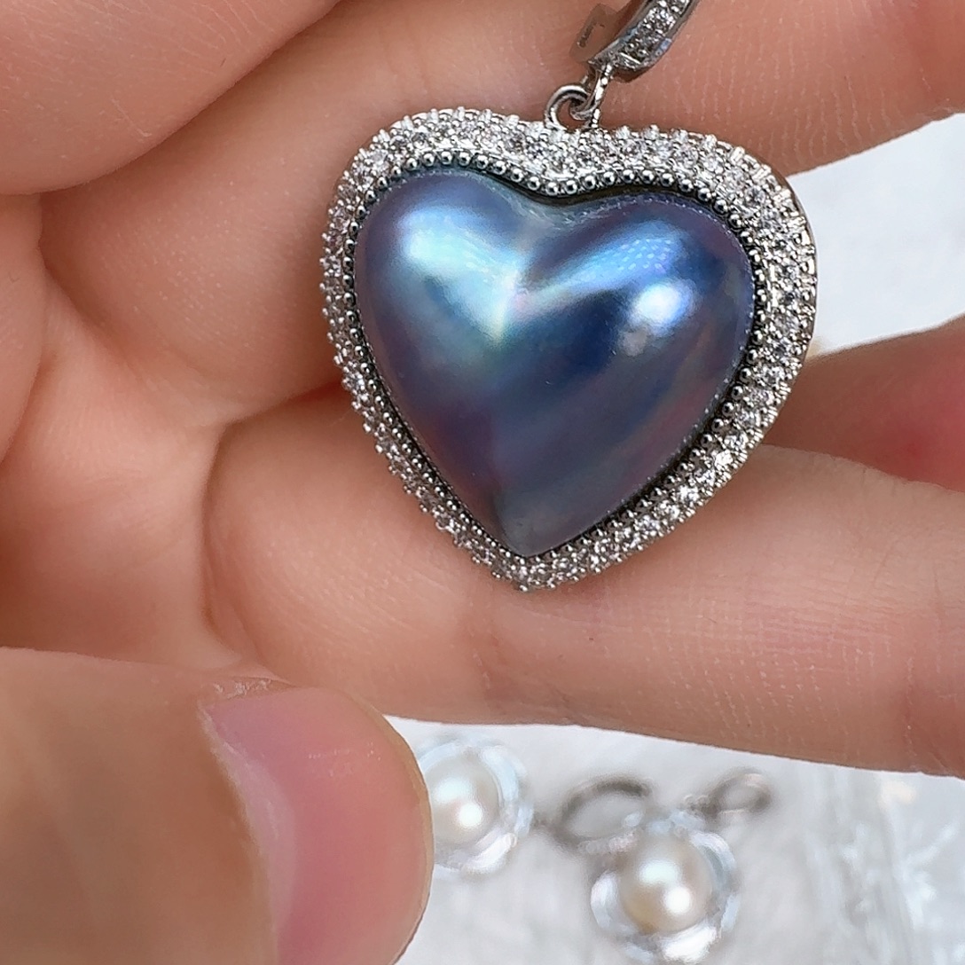 颈饰拼合珍珠（马贝珠）未镶嵌