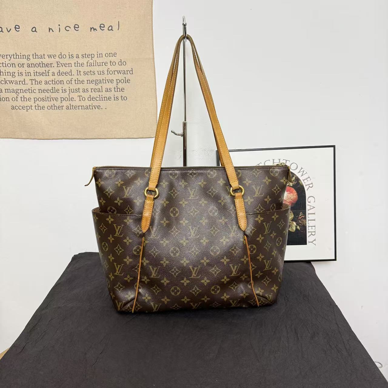 95新 LouisVuitton/路易威登 古登中古/lv单肩包/奶粉包/托特包