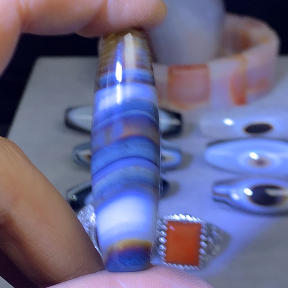 玛瑙/玉髓合金颈饰