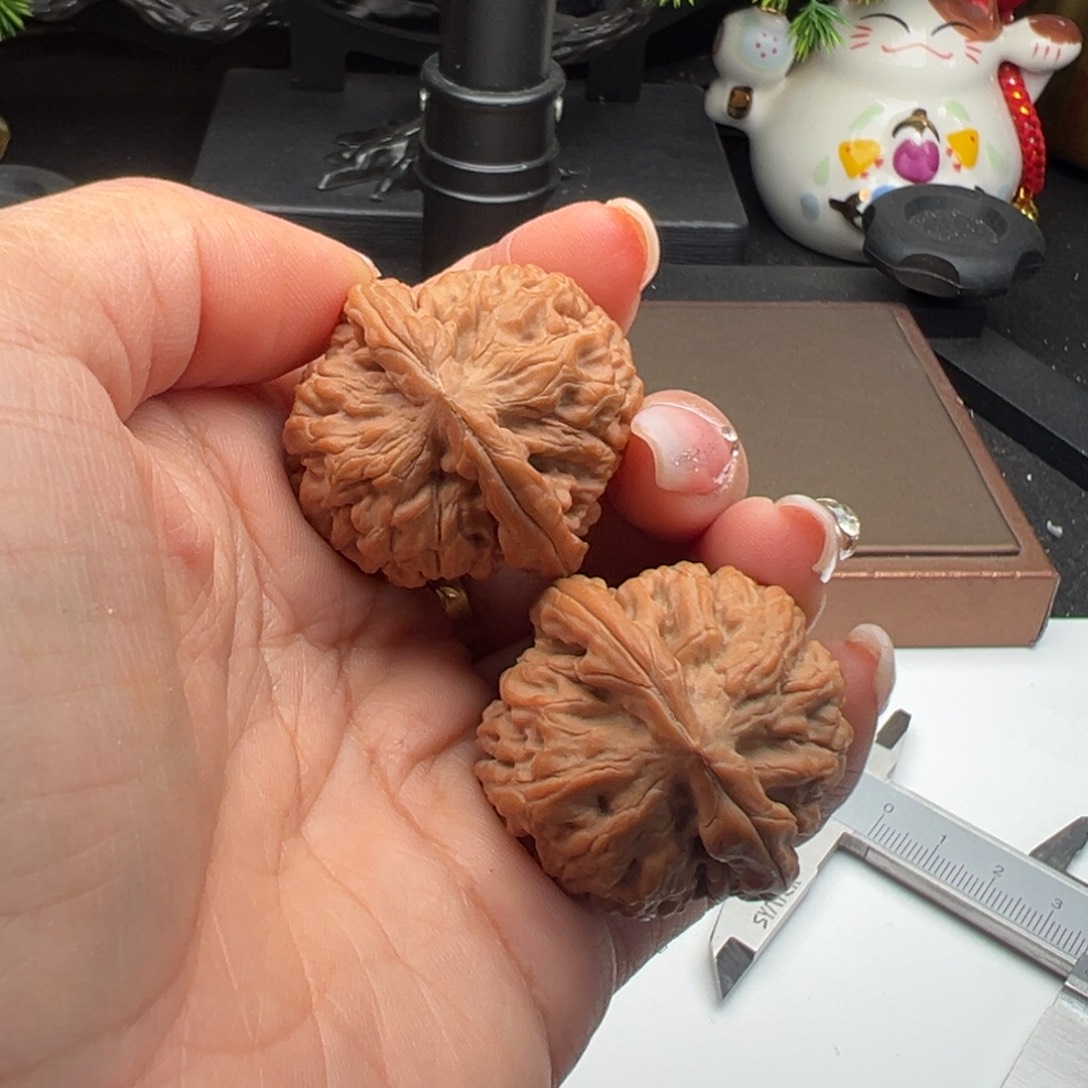 文玩核桃把件莲花35