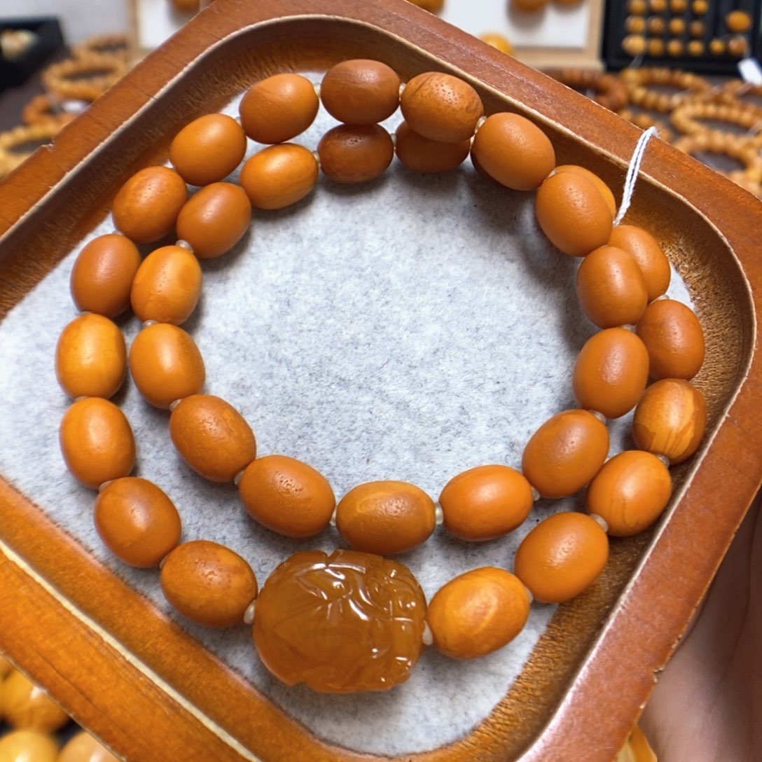 蜜蜡手链未镶嵌蜜蜡