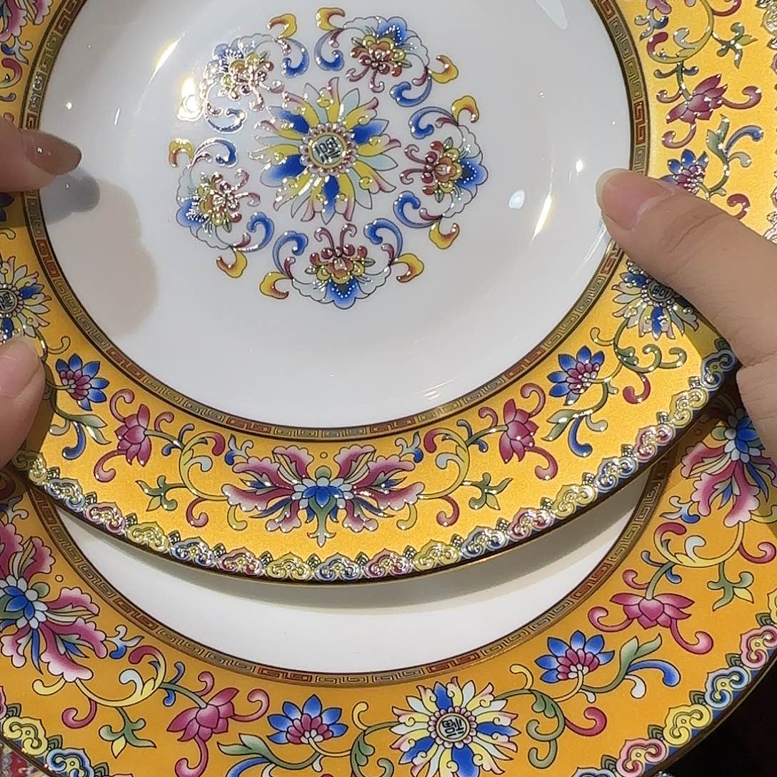 骨瓷珐琅彩工艺制作