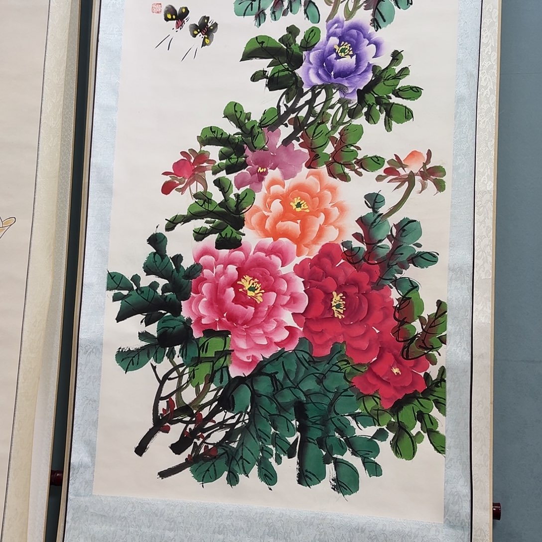 纯手绘国画作品好看四尺