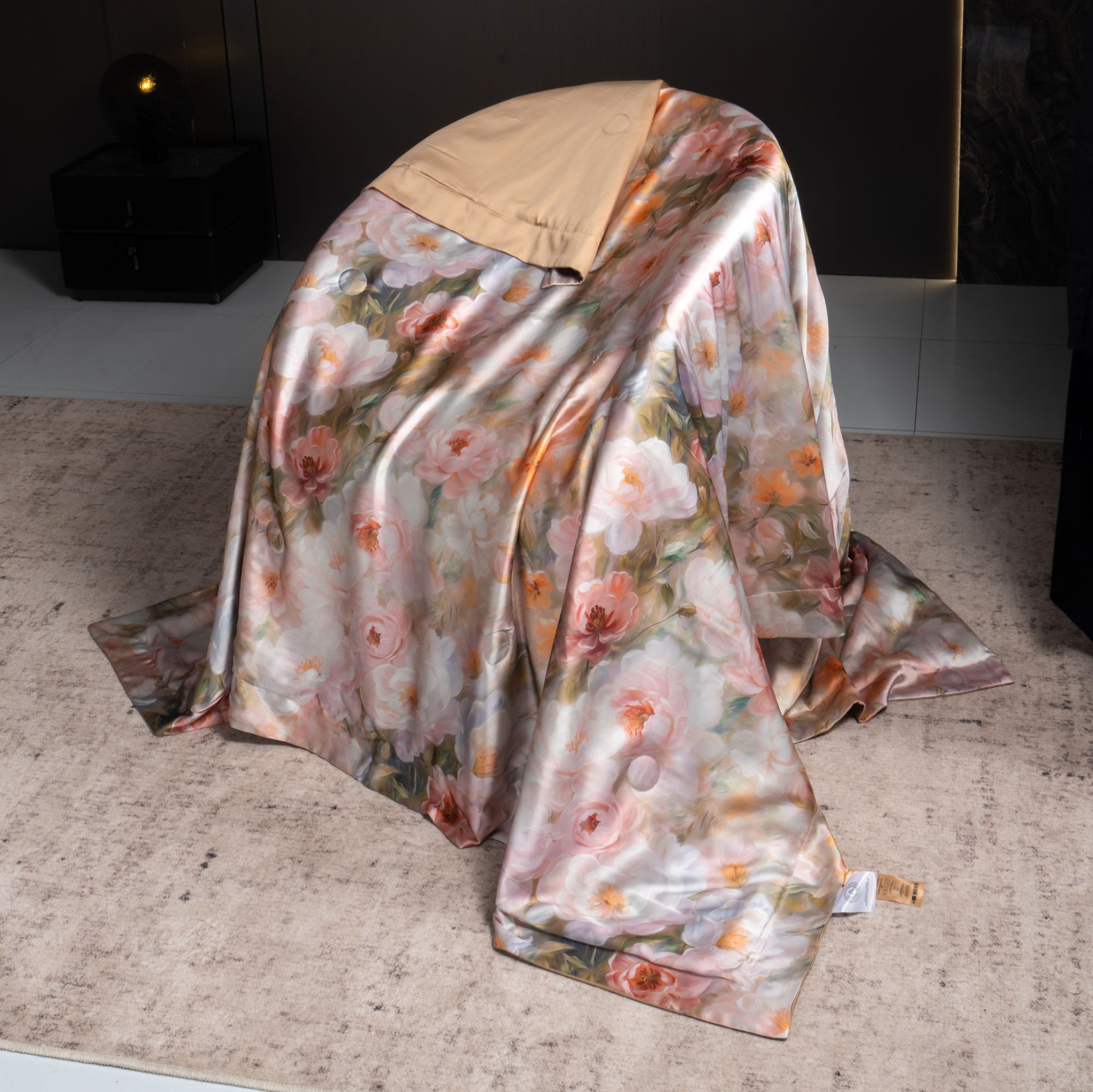 【印花秋冬被】东帝兴第二代真丝 印花秋冬被 6斤重 被壳被芯一体被