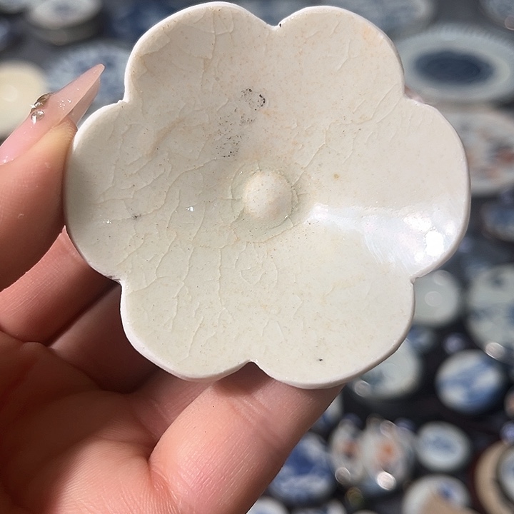 瓷片瓷片茶托喝茶非常不错