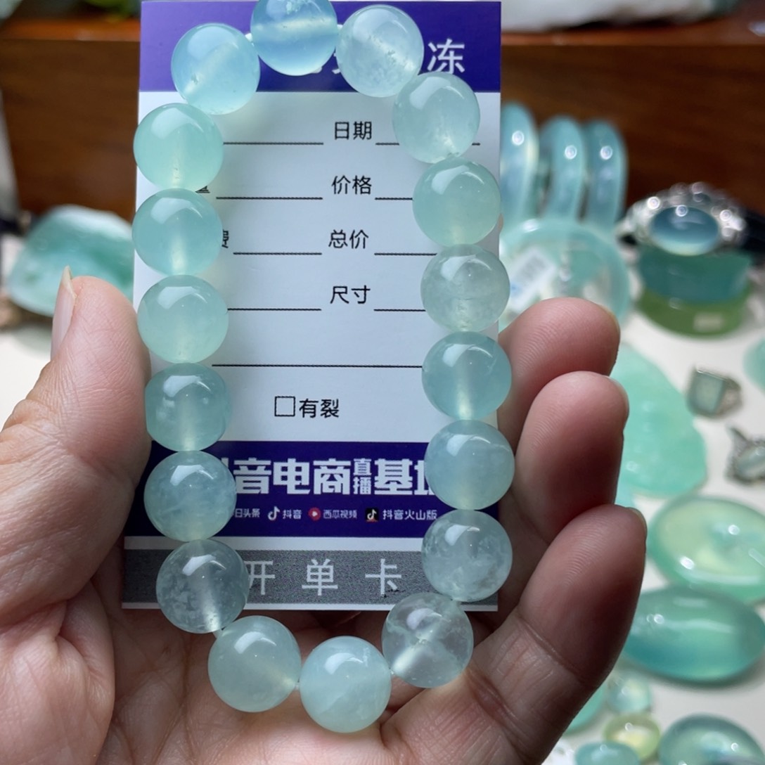 蛇纹石玉手链未镶嵌