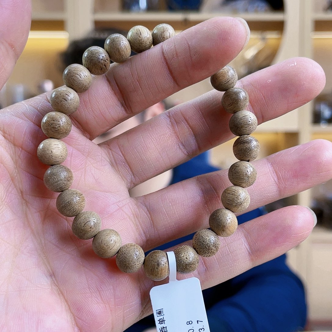 姿***型沉香碎屑沉香海南土沉圆珠单圈08/3.7克+多样性发一