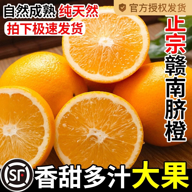 【年货节特惠】正宗江西赣州脐橙 5/10斤装 新鲜精品果专注精品