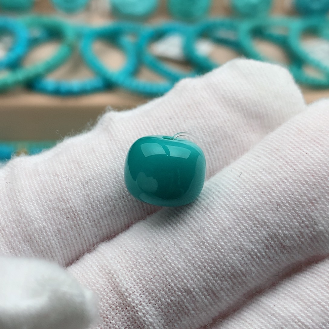 绿松石未镶嵌珠宝奇石11.6mm