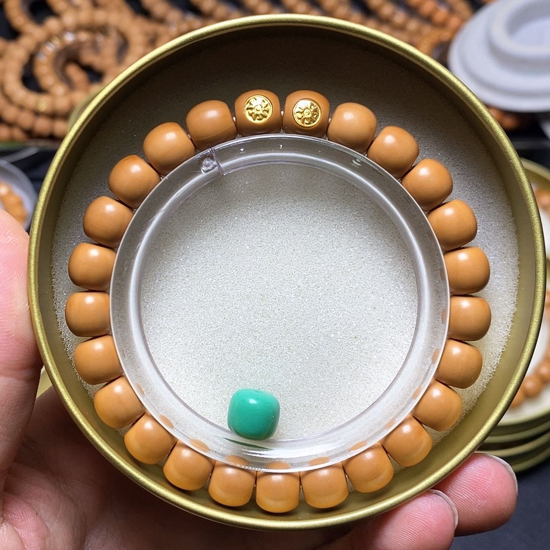 猴头核桃手串双18k金标毕业小老邢尺寸9+全品34号