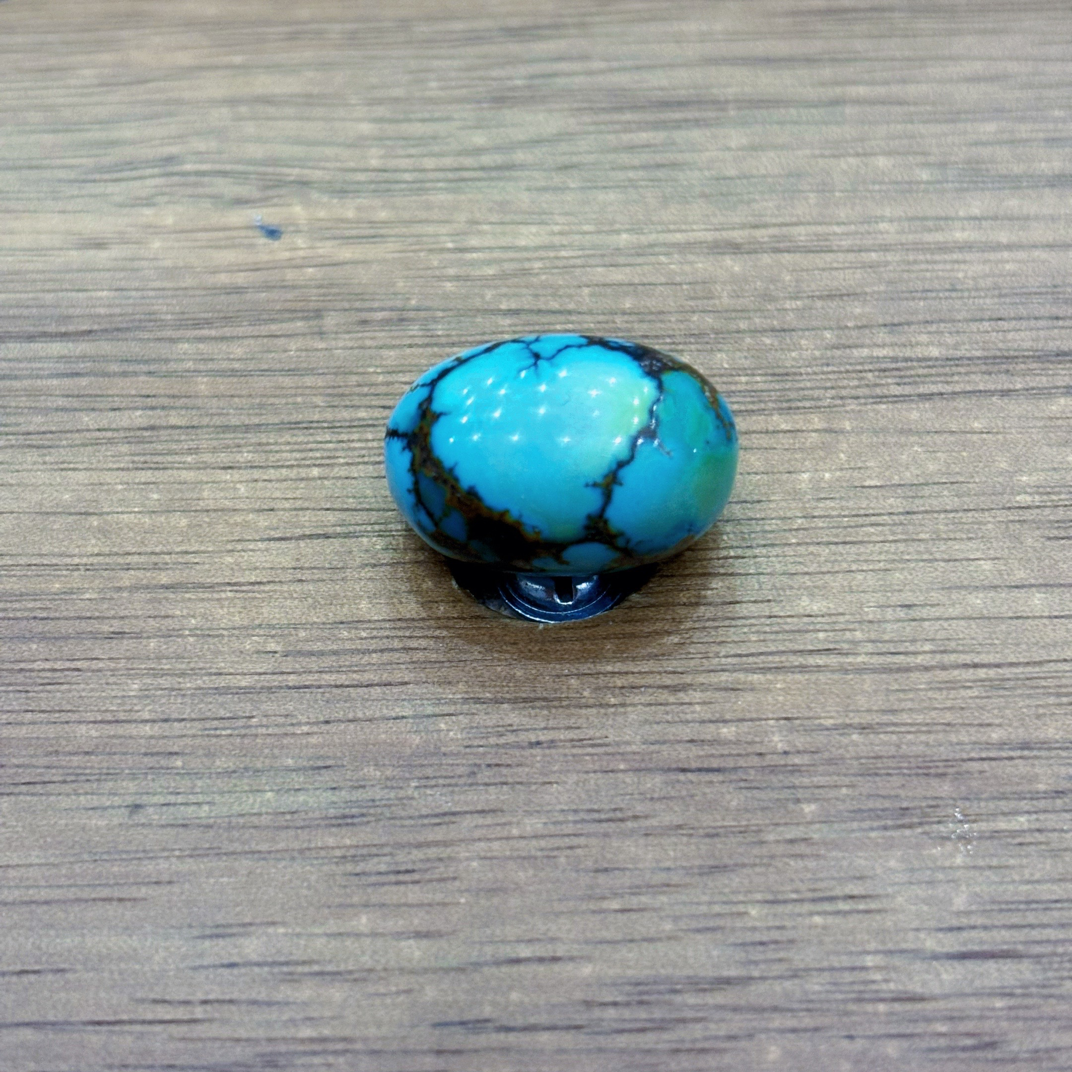 原矿绿松石唐三彩配饰配珠