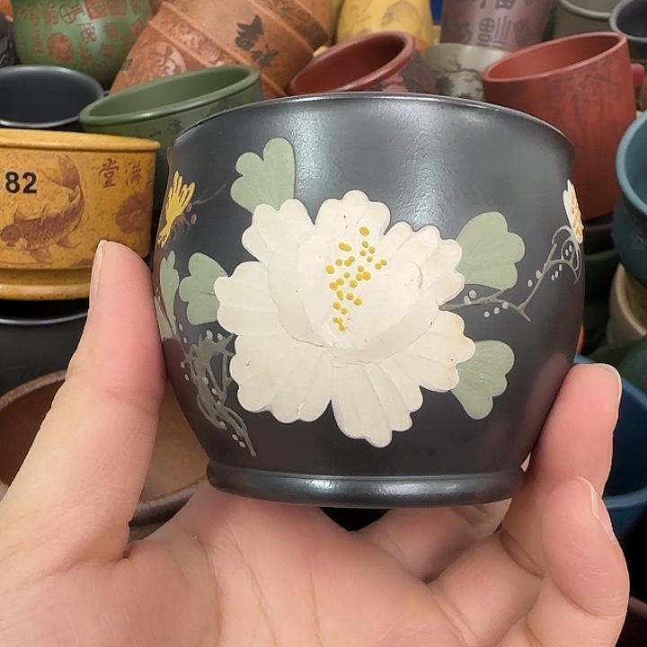 紫砂茶杯紫砂主人杯大放漏！