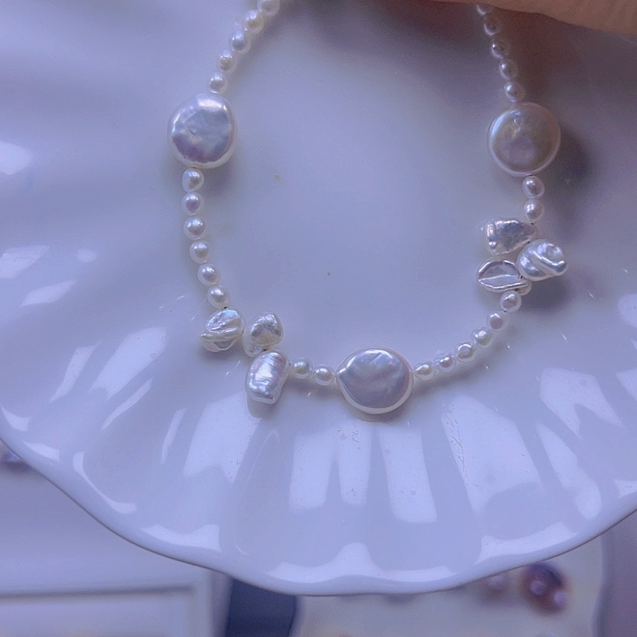 淡水珍珠手绳合金