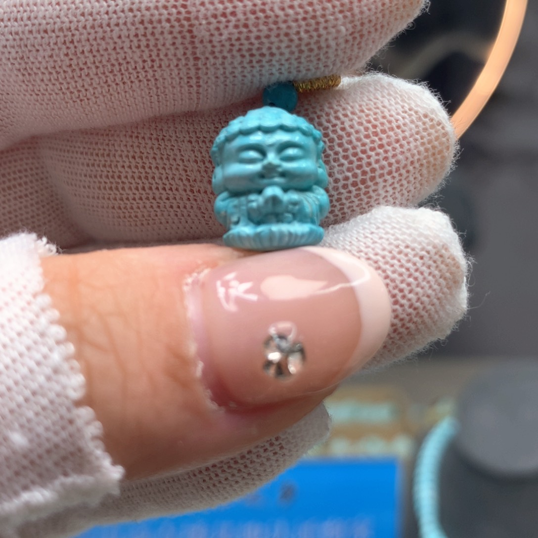 绿松石未镶嵌挂件