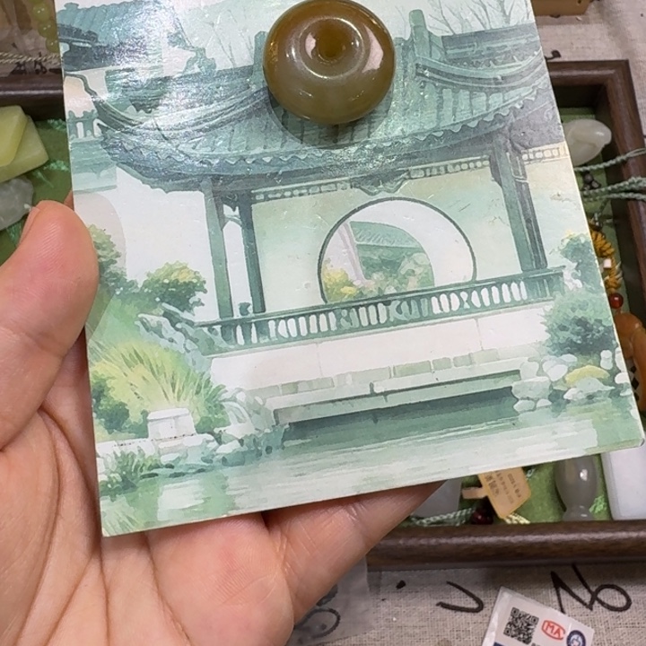 和田玉（糖玉）未镶嵌吊坠(不含链)